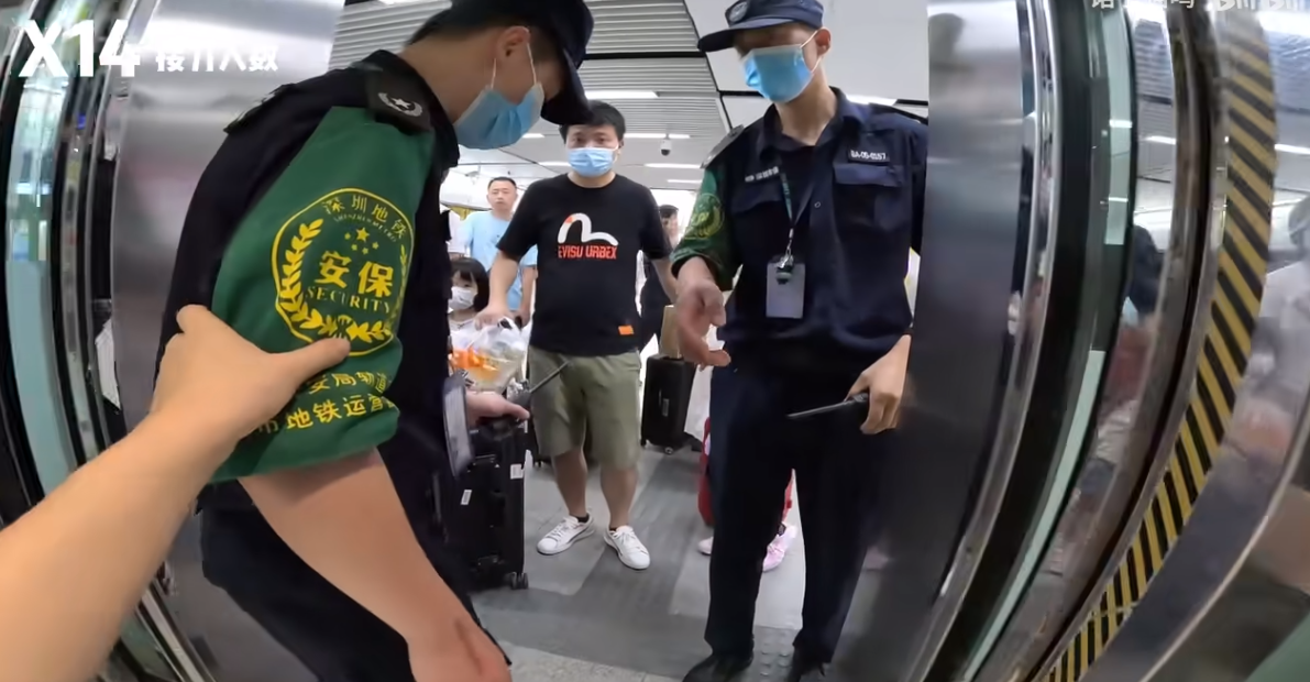 140公里18次接力！视障女孩无障碍畅行深圳（图为视障女孩诺子记录畅深圳记录视频截图。）.png